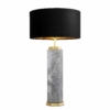Kép 1/4 - Newman asztali lámpa szürke márvány