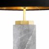 Kép 3/4 - Newman asztali lámpa szürke márvány
