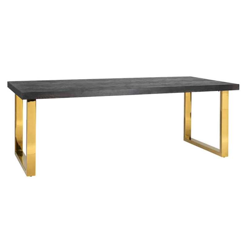 Blackbone étkezőasztal arany 220 cm