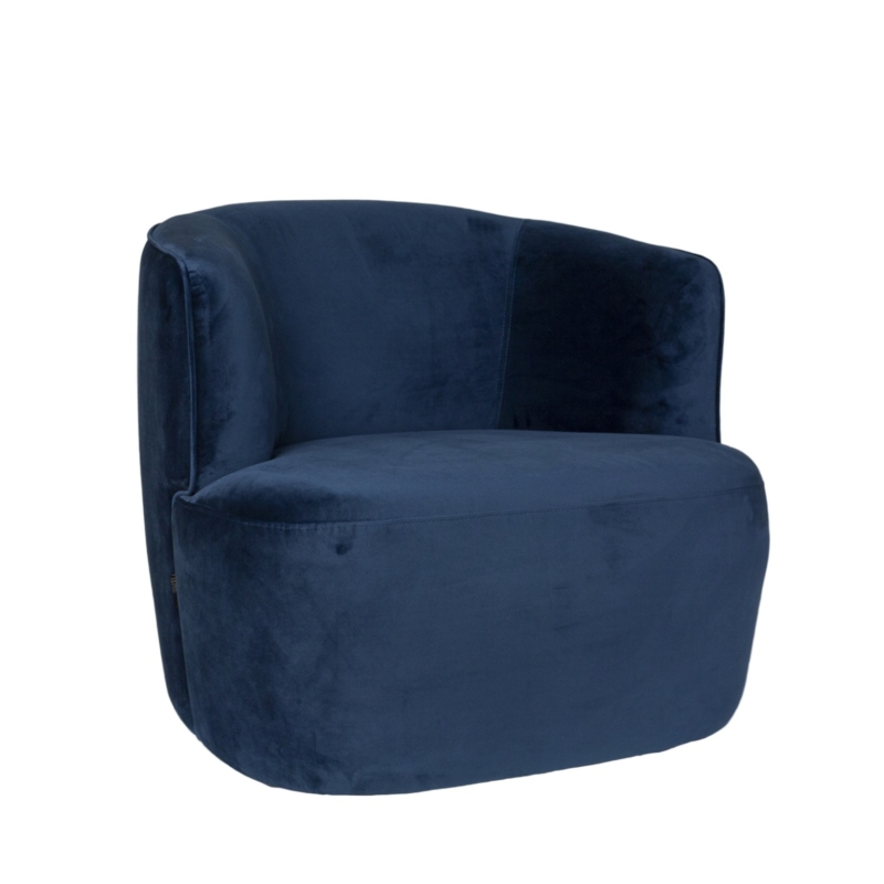 Hugo lounge fotel kék