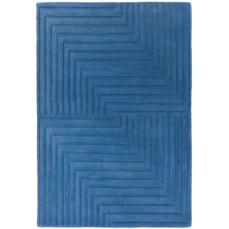 Form szőnyeg kék