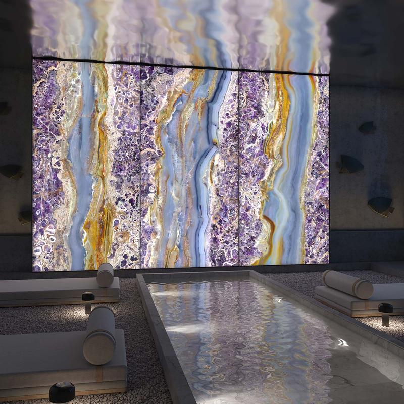 Indigo dekoratív panel 